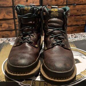 Georgia Boot Dark Brown Leather Work Boots